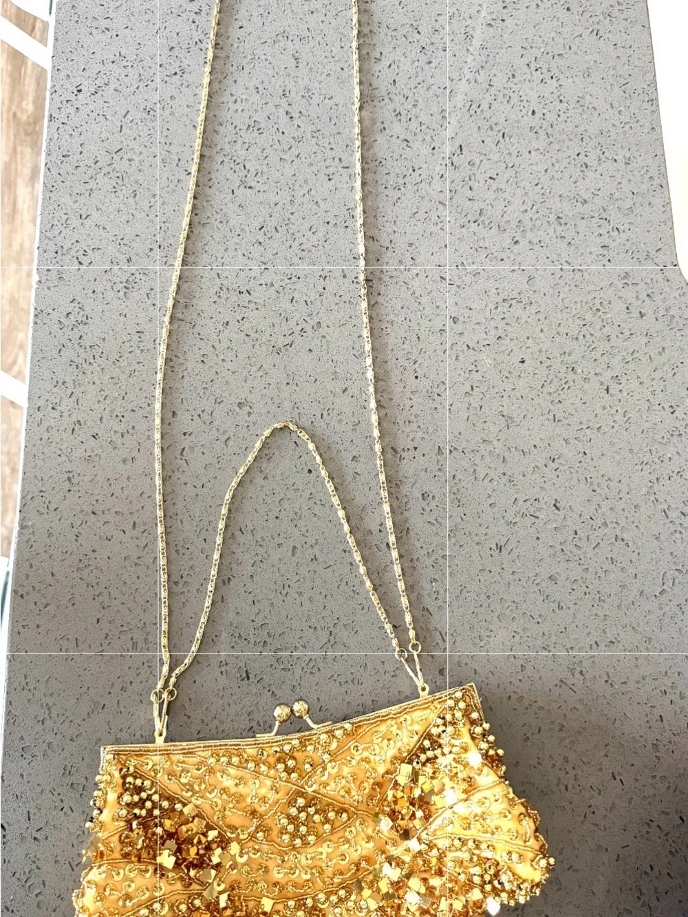 Ohh! Ashley Handcrafted Beaded Evening Clutch Purse